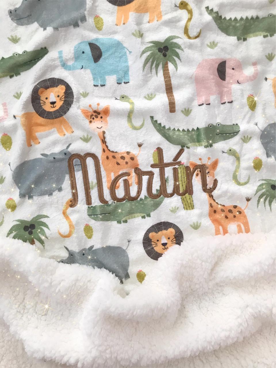 Cobija personalizada Martín