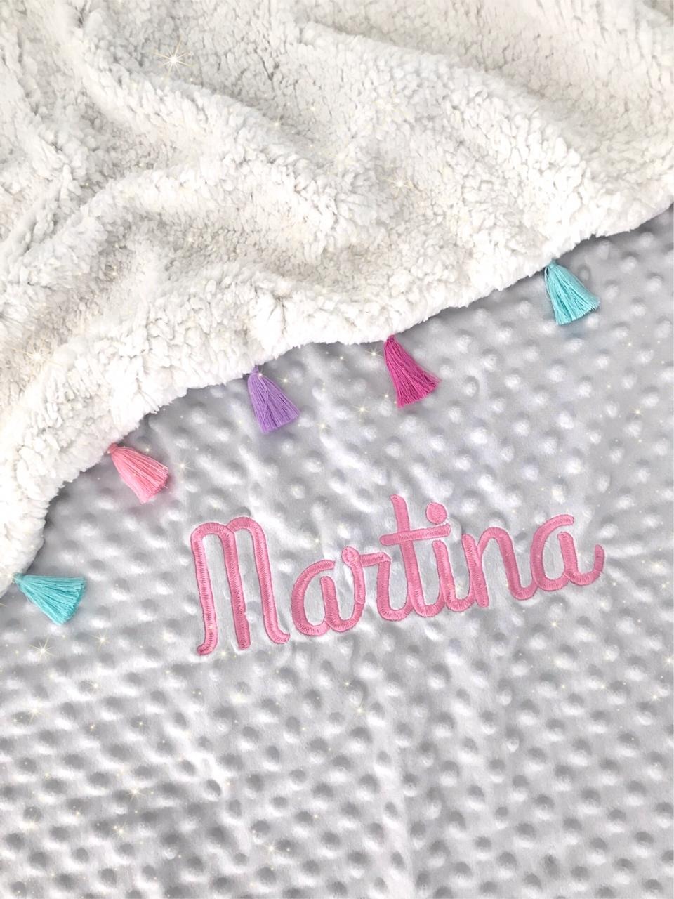 Cobija personalizada Martina