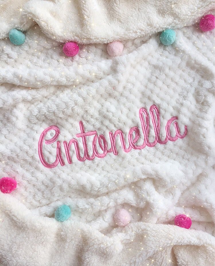 Cobija personalizada Antonella