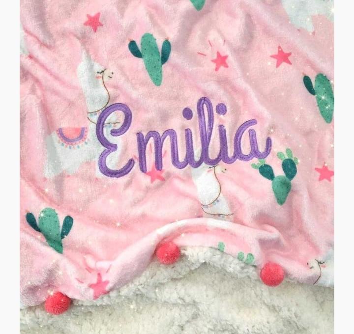 Cobija personalizada Emilia