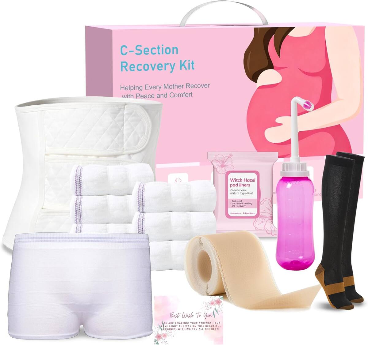 Kit de recuperación posparto para cesárea