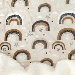 Cobija Doble Faz Arcoíris Café