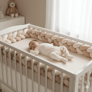 Protector de Cuna Trenzado 3 Líneas