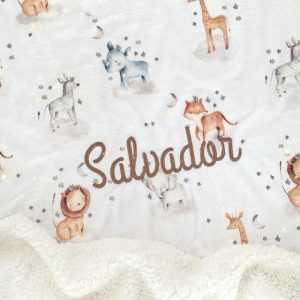 Cobija Doble Faz Animalitos Selva