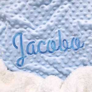 Cobija Doble Faz Burbujas Azul