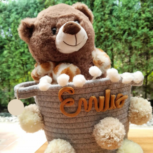 Canasto Organizador Borlas