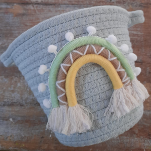 Canasto Organizador Arcoíris