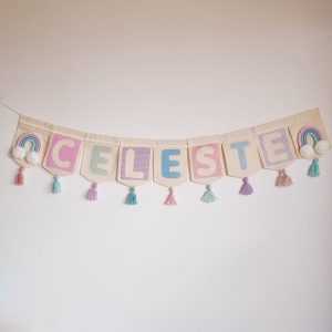 Banderin Personalizado Rainbow Colors