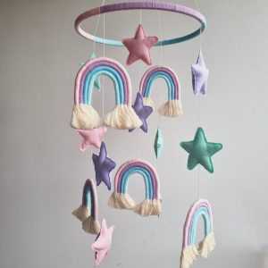 Móvil Arcoíris Estrellas