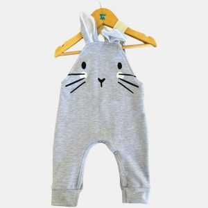 Overol Conejo Tallas 0-6 a 5-6t