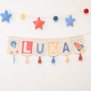 Banderin Personalizado Space