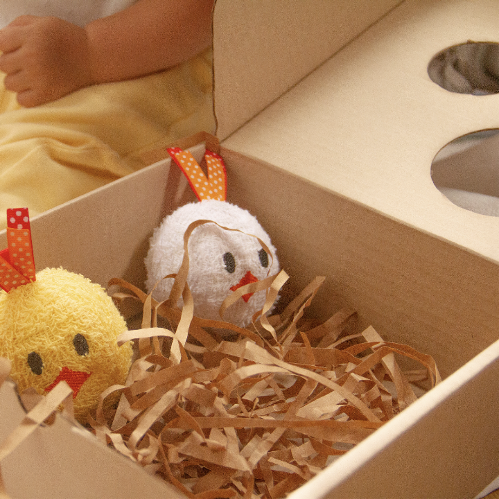 Kit de Estimulación Gallina Lila y sus Pollitos - Imagen 2