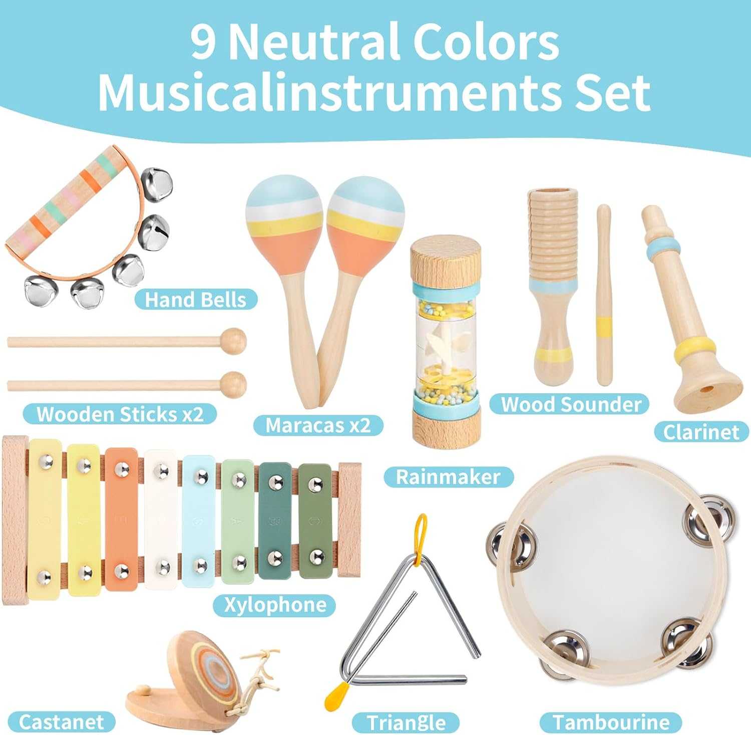 Set de instrumentos musicales - Imagen 3