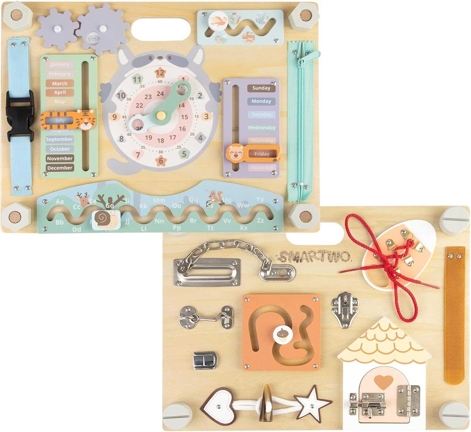 Tablero Montessori 2 en 1