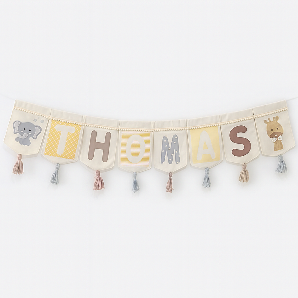 Banderin Personalizado Animals Yey