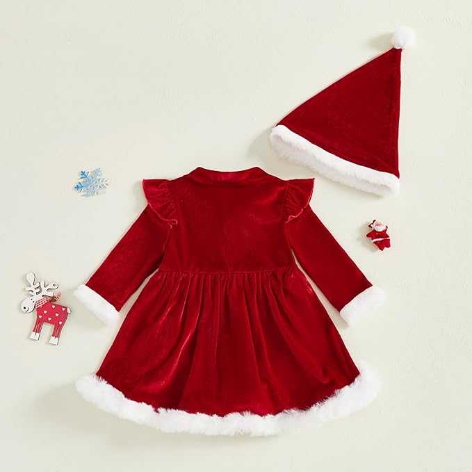 Vestido Mamá Noel 0-3m a 18-24m - Imagen 3