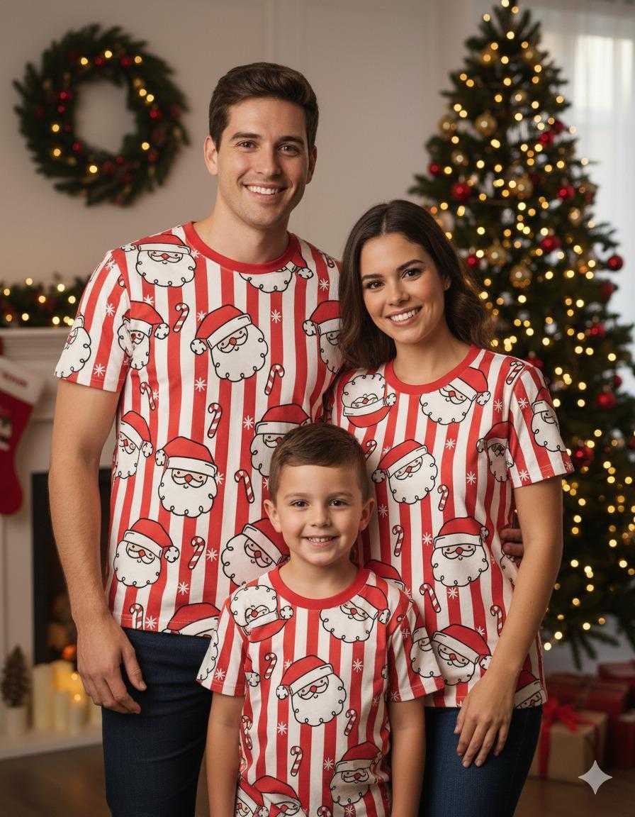 Camiseta Papá Noel Adulto (Pre-venta)